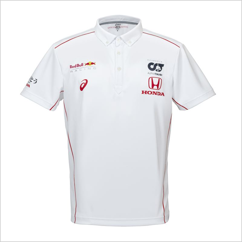2021 honda F1チーム レプリカポロシャツ 白 ホワイト Lサイズ - トップス