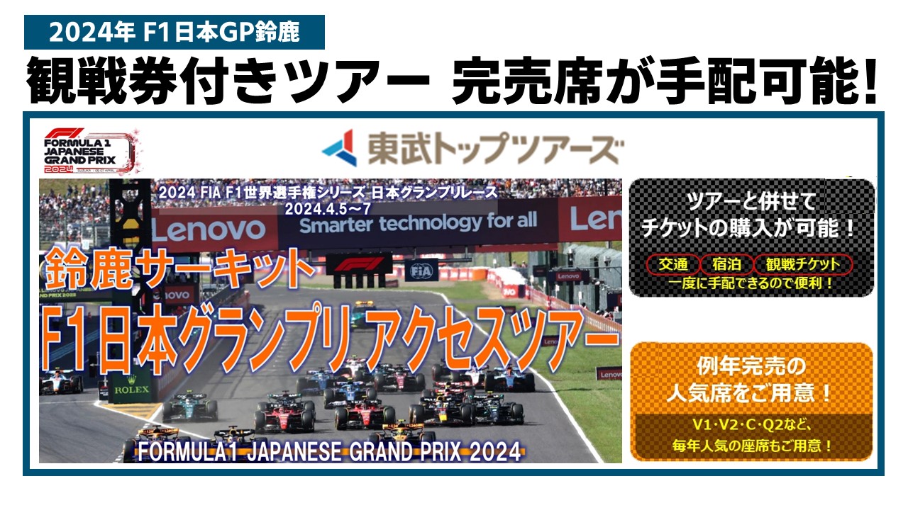 ２０２４年Ｆ１日本GP駐車場チケット《NFEgroup》ラスト２ - スポーツ